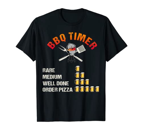 Funny BBQ Timer, Barbecue, Grill, Grilling T-Shirt