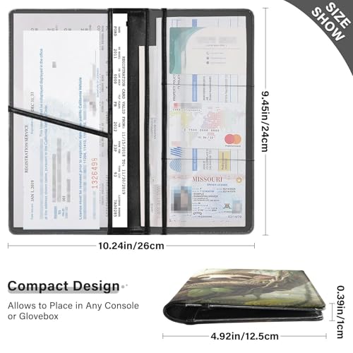 Organizador para Auto Cuero Delgado miniatura 3