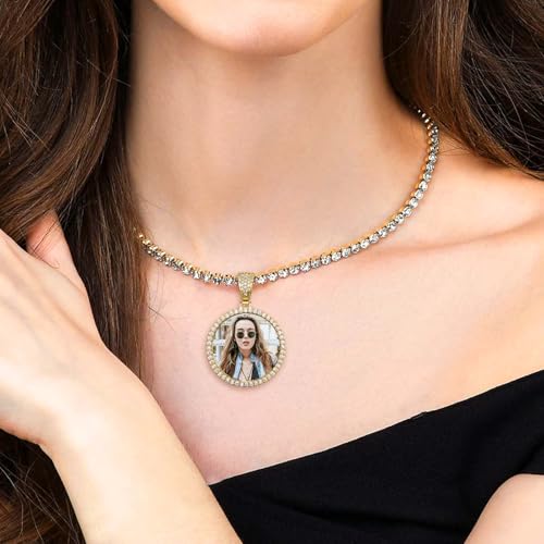 Chain Pendant Picture Chain Necklace for Men Memory Pendants Angel Wing Necklacewith Pendant Customized Gifts for Her 18k Gold Hip Hop Jewelry3