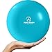 ProBody Pilates Ball Barre Ball, 9 Inch Small Exercise Ball for Between Knees, Mini Soft Yoga Ball for Stability, Barre, Fitness, Ab, Core, Physio and Physical Therapy Ball (Sky)