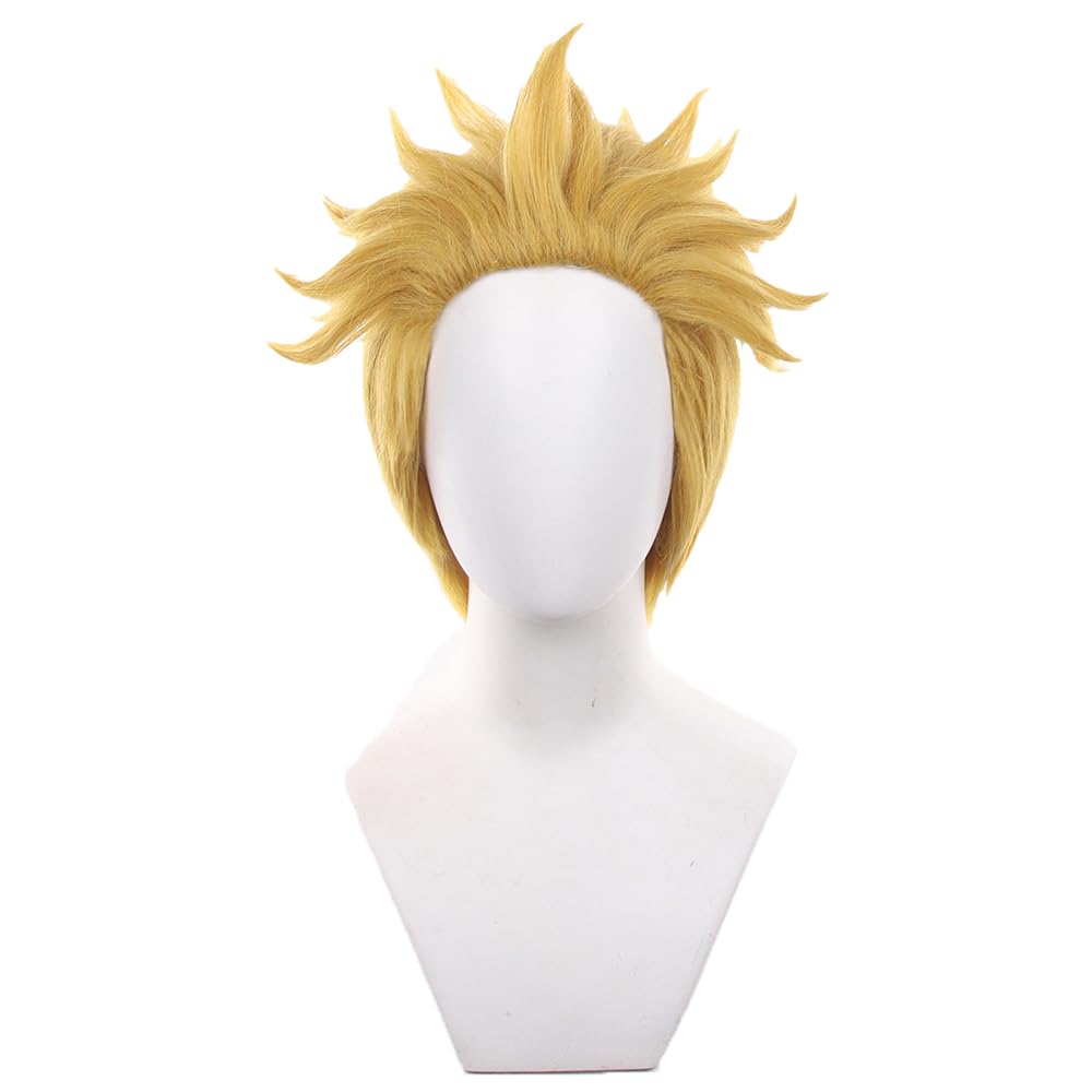 Cosplay Wig for Anime akuta Riyo Long Red Synthetic Hair for Halloween Costume Party with Free Wig Cap