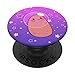 Anime Kawaii Potato Stargazing Cute Anime Drôle d'astronaute PopSockets PopGrip - Support et Grip pour Smartphone/Tablette avec un Top Interchangeable