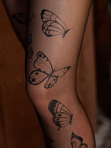 Verdusa Women's Flower Mesh Patterned Tights Fishnet Floral Stockings Pantyhose Stockings Leggings3