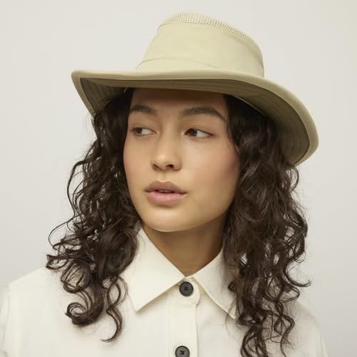 Image of Tilley Mens Womens LTM6 Broad Brim Extra Ventilation Sun Protection Airflo Bucket Sun Hat