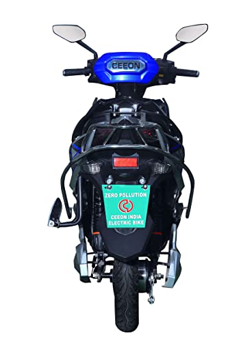 Image of CEEON INDIA Trueno E-Bike 60V /72V Lead acid Battery | Runs Approx. 100 km on one Charge | Non RTO | Single Disc Brake | Reverse Feature | Red (Battery - 72 Volt)