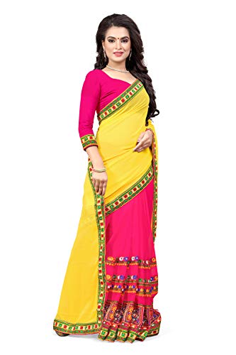 Image of SERONA FABRICS Ethnic Saree (or) Sari for Women, Ideal for Wedding, Party, Festive & Daily Wear