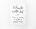 24 ct Hotel Welcome Bag Tags, Welcome Wedding Tags, Destination Wedding Tags (EC-369-BL)