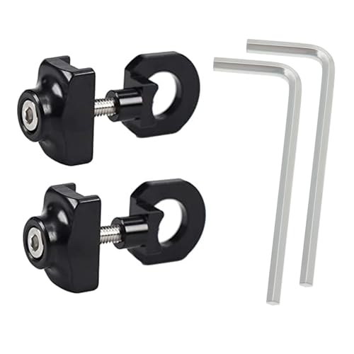 Paifeancodill 2 Sets Bicycle Chain Tensioner with Tools Bicycle Chain Adjuster for BMX Single Speed Bikes Gear Bicycles 10mm Bicycle Rear Axle Bicycle Accessories Single Speed Bicycle Chain Tensioner