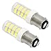 SCNNC Nähmaschinenbirne Bajonett B15d 5W, 220-240V, Nicht Dimmbar, 500LM Kaltweiß 6000K, Äquivalente 40W Glühlampe, B15 für Nähmaschine, Kronleuchter, Dunstabzugshaube, 2er Pack