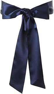 ロングリボンサッシュベルトドレスウェディングサッシュブライダルシルクサテンベルトドレスJW61