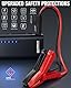 GOOLOO 3000A Starthilfe Powerbank, Powerbank Auto Starthilfe 12V up to 8.5L Benzin or 6.0L Diesel Motor mit LED, 3 Schnelllade USB Ausgänge und Starthilfekabel