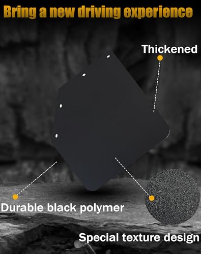 Image of Semi Truck Mud Flaps 24 inchx24 inch Angled, Universal Heavy Duty Polymer MudFlaps for Semi Truck Tractor Trailer (2Pcs)