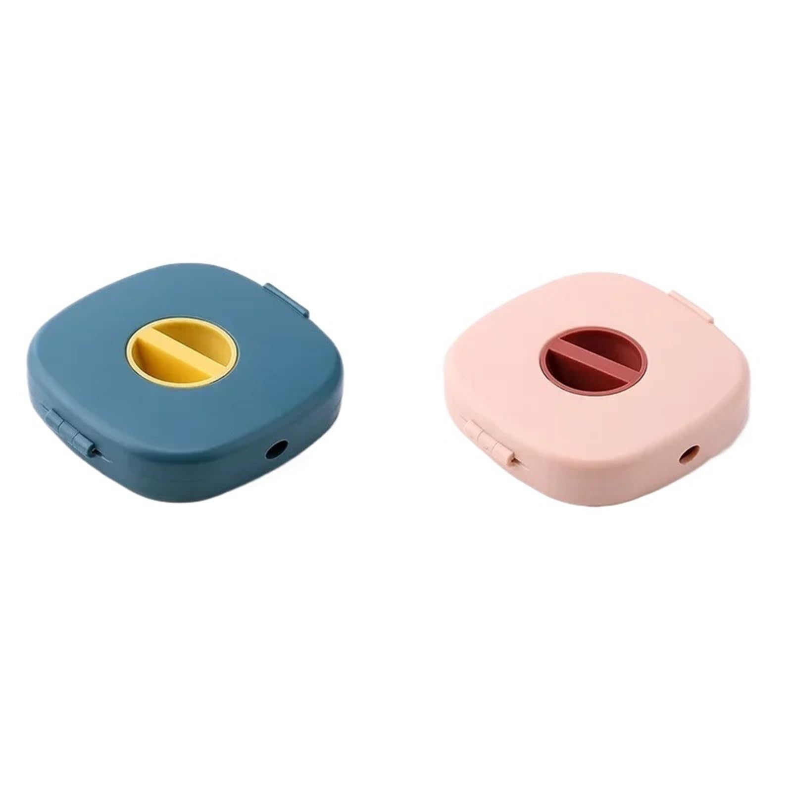 2/3pcs Portable Cable Organizer - Rotating Wire Winder Box for Storage(BluePink)