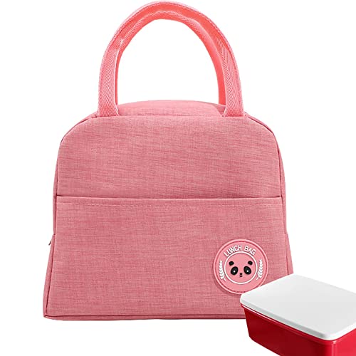 PIGMANA Fiambrera aislada, bolsas de almuerzo aisladas portátiles para mujeres, bolsa más fresca para hombres y mujeres, cómoda lonchera de comida para oficina, trabajo, escuela, picnic, playa Cover