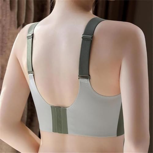 Super Gather Wireless Push-Up Bra, Full Coverage Support Bra with Seamless Design, Breathable Ice Silk Material4