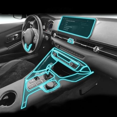 Protection console Toyota Supra GR habitacle au propre - 2