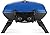 Napoleon TravelQ 285 Portable Gas BBQ Grill, Propane, Blue Lid - TQ285-BL-1 – Two Burners, Cast Iron Cooking Grids, Ideal for Camping & Tailgating