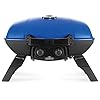 Napoleon travelq 285 portable propane gas grill blue 2 burners for tailgating camping and small outdoor spaces  urban country home decor