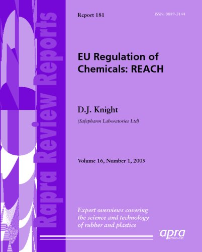 Buy EU Regulation of Chemicals: REACH: No. 181 (Rapra Review Reports) — BookShops.in