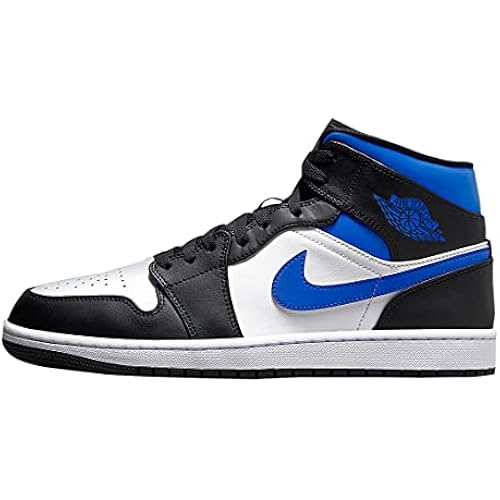 Jordan Mens Air 1 Mid 554724 140 Racer Blue/Black/White - Size 11