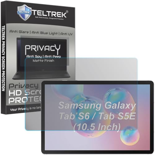 Image of Privacy Matte Anti Peep Screen Guard Compatible With Samsung Galaxy Tab S6 / S6 5G / S5E (10.5 inch Inch Tablet) Anti Spy Screenguard Not a Tempered Glass Screen Protector
