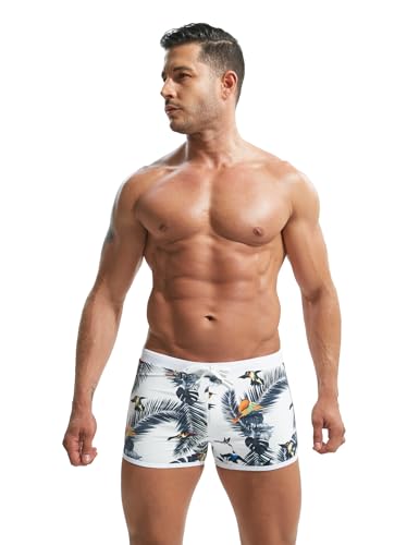 F plus R Men's Print Swim Trunks Bathing Suit Swimwear Board Shorts2