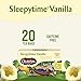 Celestial Seasonings Sleepytime Herbal Tea, Vanilla, Caffeine Free Sleep Tea, 20 Tea Bags Per Box (Pack of 6)