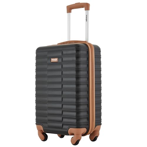 Image of Wrangler 22 inch Outrider Hardside Carry-On Luggage, Black