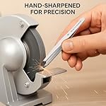 Slant Tip Precision Tweezers - Stainless Steel Eyebrow Tweezers for Women & Men - Precision Tweezers for Facial Hair, Ingrown Hair & Brow Shaping - Professional Beauty Tool (White) - Image 4