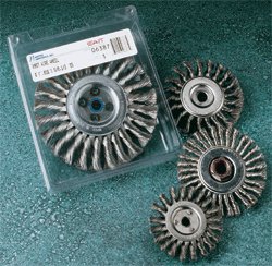 United Abrasives 03432 - Wheel Brush - 4 in Diam, 20000 RPM