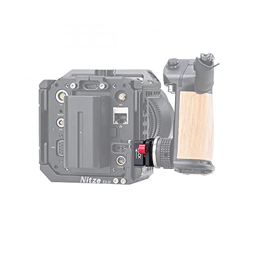 Image of NITZE N64F Rosette Mount Adapter to QR NATO Clamp for Camera Cage Rig Handle Grip