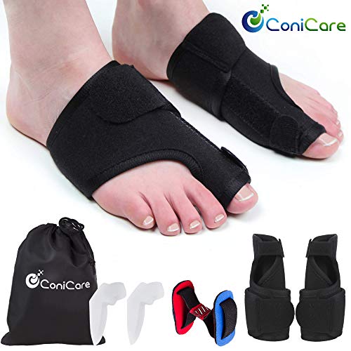 Orthopedic Bunion Corrector 6 Piece Splints Big Toe Straightener Separator Kit - Hallux Valgus Correctors for Men and Women Get Pain Relief Fast with Our Brace & Pads All Day & Night Joint Care Use
