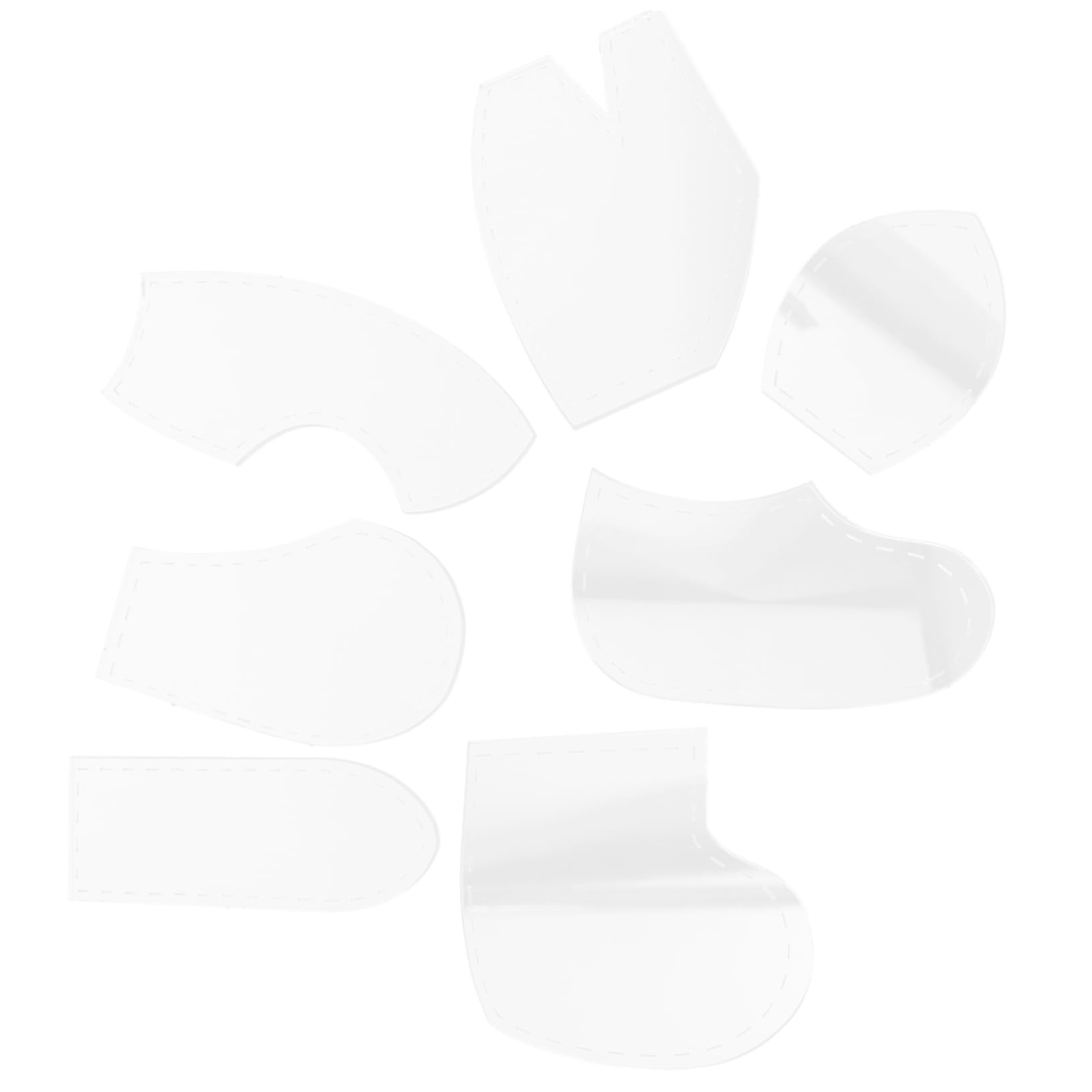 HOMSFOU 3 set Set Ritaglio Per Quilting Taglio Sartorie Righello Per Patchwork Quadrato Per Quilting Cucito Taglierina Fai 7 pezzi * 3