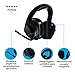 immagine 2Logitech G533 Cuffie Gaming Wireless con Microfono, Audio Surround 7.1, Cuffie DTS: X, Driver Pro-G 40 mm, Cancellazione Rumore, 2.4 GHz Wireless, USB, ‎Leggere, Batteria fino a 15h, PC/Mac, Nero
