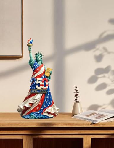 Estatua de la Libertad 250 Aniversario EE.UU. 5x2.4x1.7 in miniatura 3