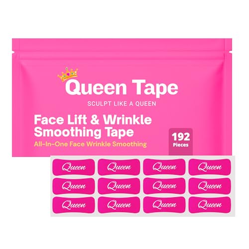 Queen Face Lift & Wrinkle Smoothing Tape | Skin Lifting Tape for Smoothing Lines | Eye Lifting Strips for a Firm Look |