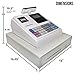Nadex CR360 Cash Register, 4700 Lookups 50 Dept 50 Clerks, Quick Load Thermal Printer, Compact Size, Cash and Coin Drawer, White
