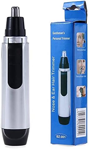 Ear and Nose Hair Trimmer Professional Painless Facial Hair Trimmer for Men and Women, Battery-Operated