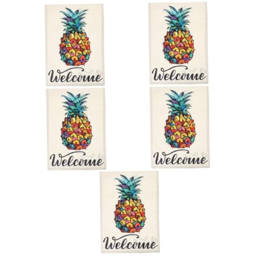 Drapeau de jardin double face résistant motif ananas BESPORTBLE - 2