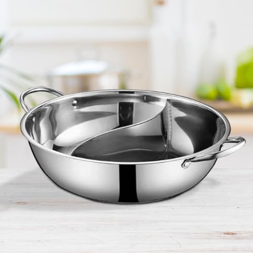 Ollas divisorias para olla caliente china de 34 cm antiadherentes 6
