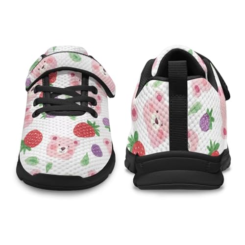 Kids Sports Shoes Breathable Comfortable Athletic Running Sneakers Outdoor Non Slip Walking Hiking Shoes for Little Girls Size 11-154