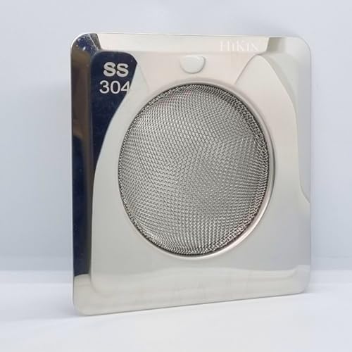 Image of 2025 Upgrade Square Stainless Steel Kitchen Strainer 11 CM Sink Jali, Drain Filter, Anti Clogging Mesh Hair Catcher Drain Cover (ONLY for Square Sink)