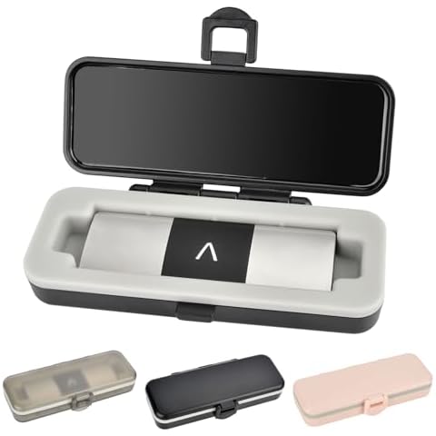 iGuerburn Protective Case for KardiaMobile 6L Personal EKG, Kardia Mobile Heart Monitor Case Keeps Kardia Device Safe from Impacts - Black (NOT for KardiaMobile 1L!) Cover