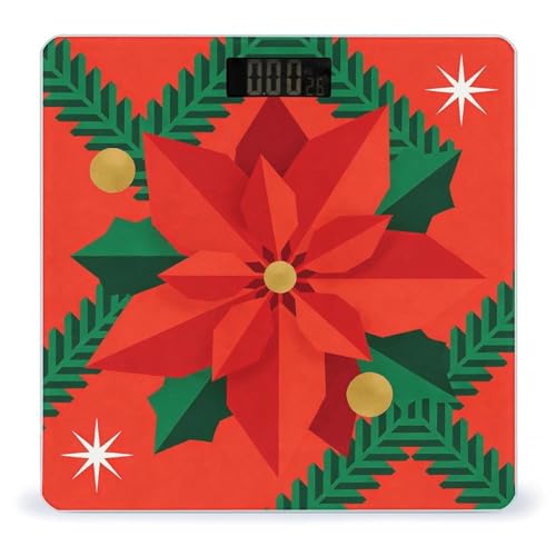 Báscula digital para baño con pantalla LCD grande