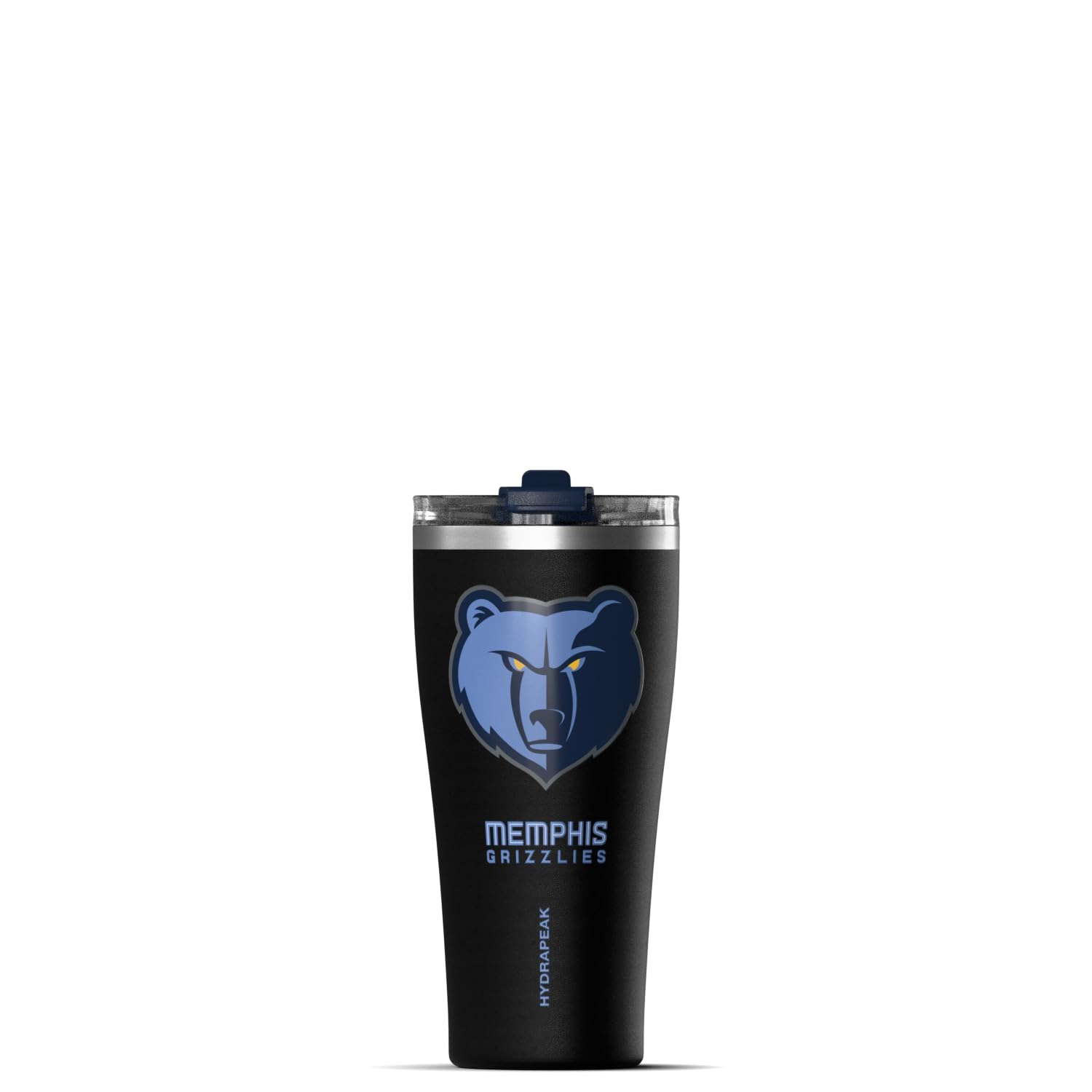 Hydrapeak NBA Officially Licensed Memphis Grizzlies Roamer 30oz Vacuum Insulated Stainless Steel Tumbler with 2-in-1 Flip &amp; Straw Lid, Spill-Proof, Cup Holder Friendly Design