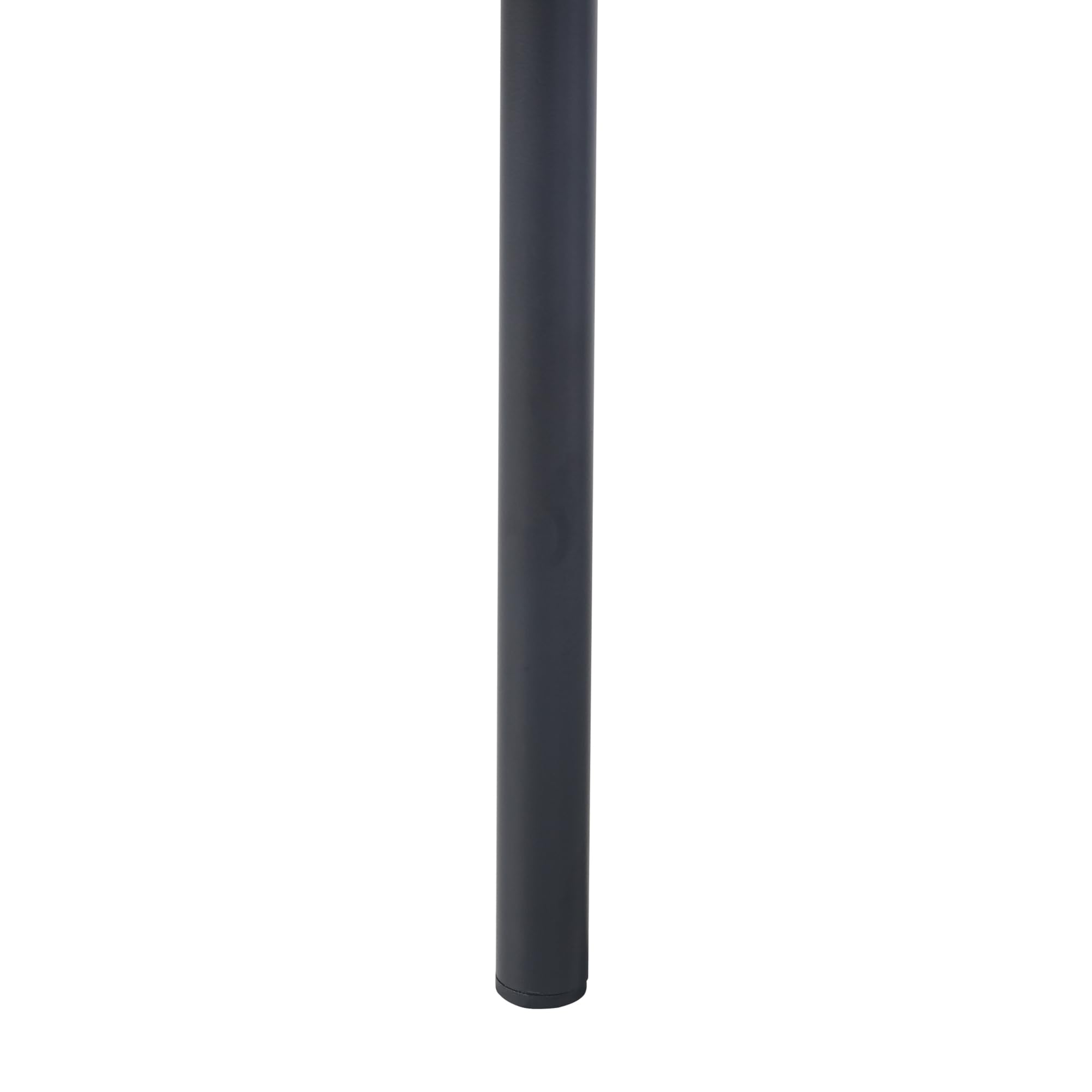 [en.casa] Beistelltisch Mölndal Wohnzimmertisch mit 3 Ablagen 70 x 58 x 37 cm Nachttisch Schwarz Abstelltisch Kaffeetisch Metall Glas Sofatisch
