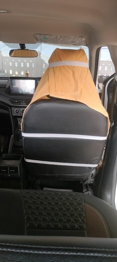Image of Car Seat Towel Cover, Universal Size 76x152 cm, Soft and Comfortable Seat Protector for All Cars, Single Pack of 1 (1, Mango car, 30x60inc)