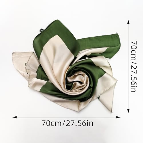 Square Scarf for Women Neck Head Wrap Lightweight Fashion Accessory for Travel Office Daily Outfit Styling2