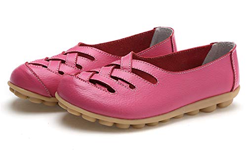 Image of VenusCelia Women's Braided-Nests Walking Flat Loafer