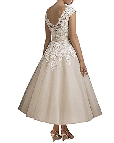 XUYUDITA Donne Vintage Una Linea V collo alla